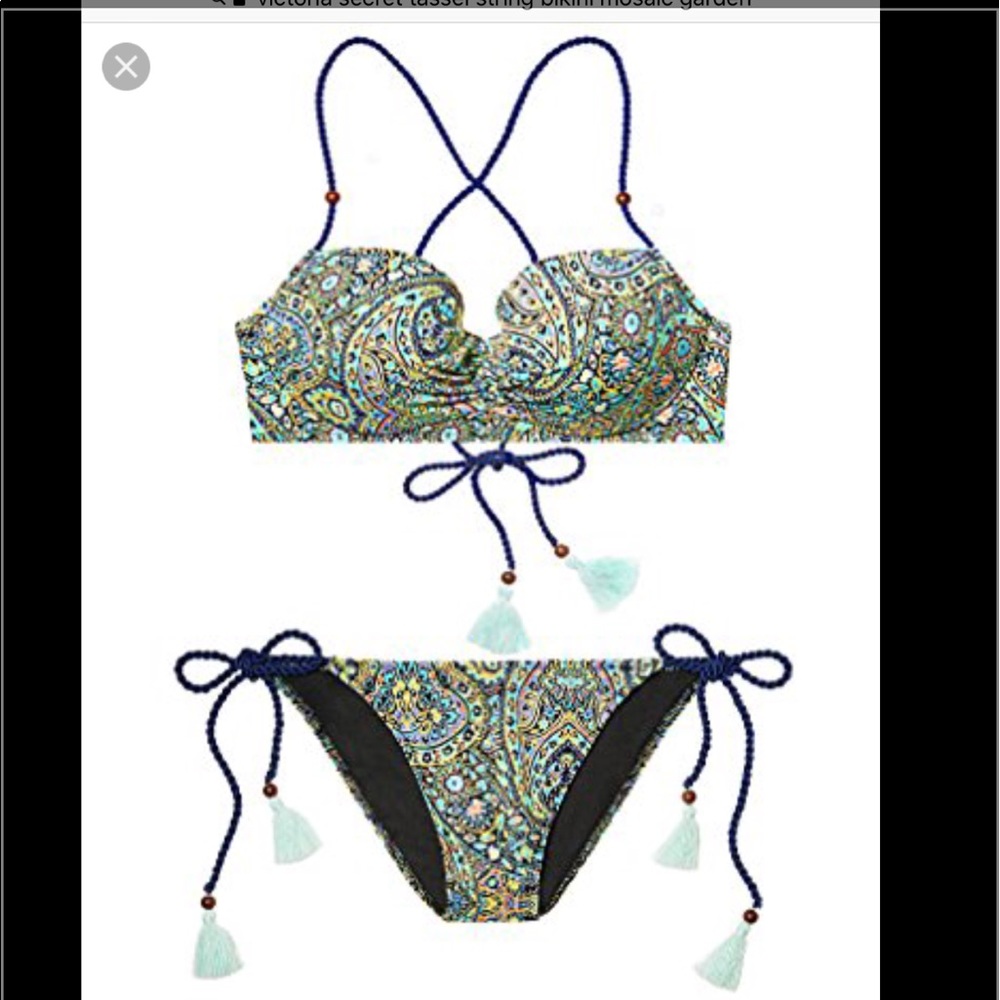 Mosaic Garden Victoria’s Secret Bikini Swimsuit